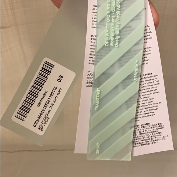 NWT Off-White Commercial Tote - Picture 7 of 8